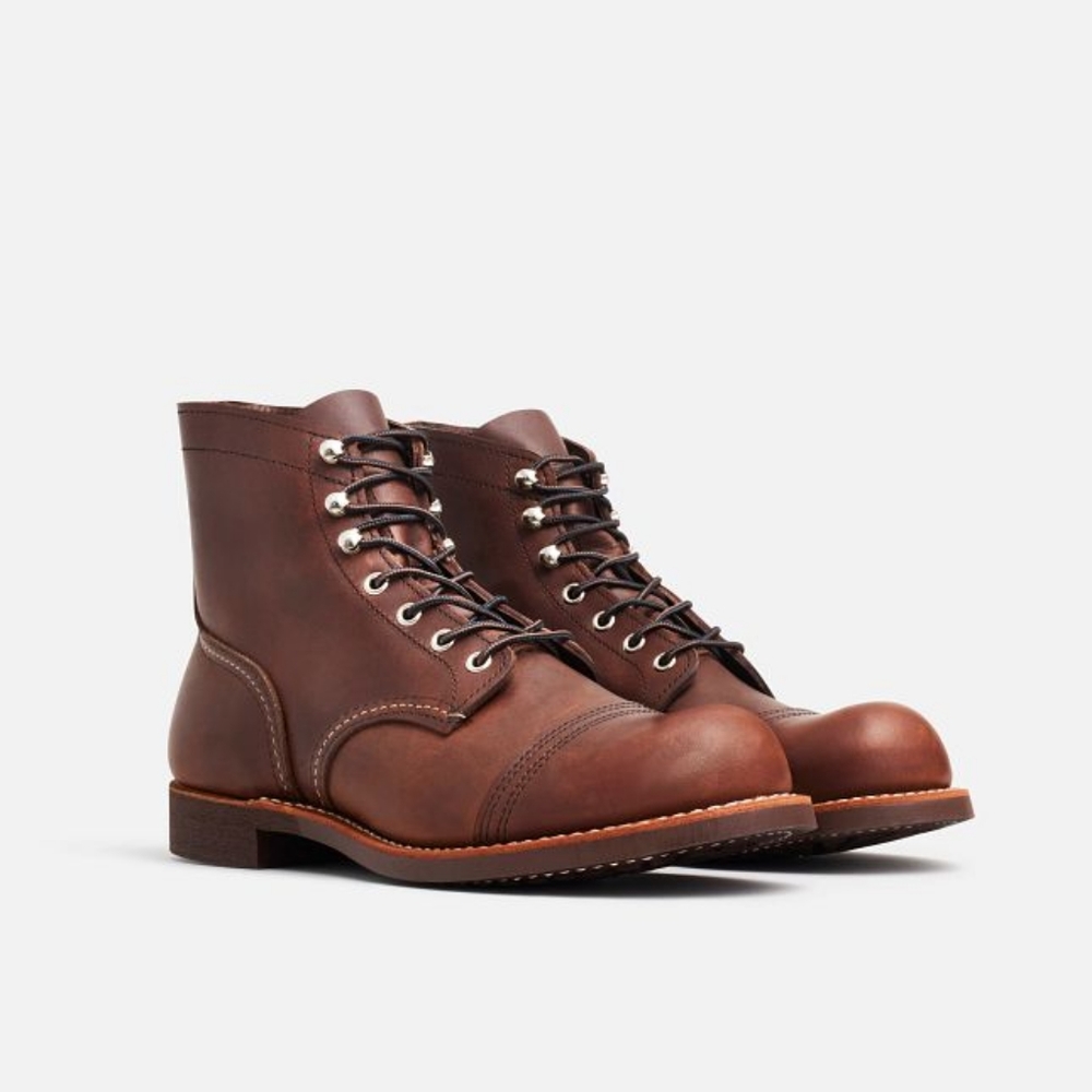 Red Wing Iron Rangers in Amber Harness